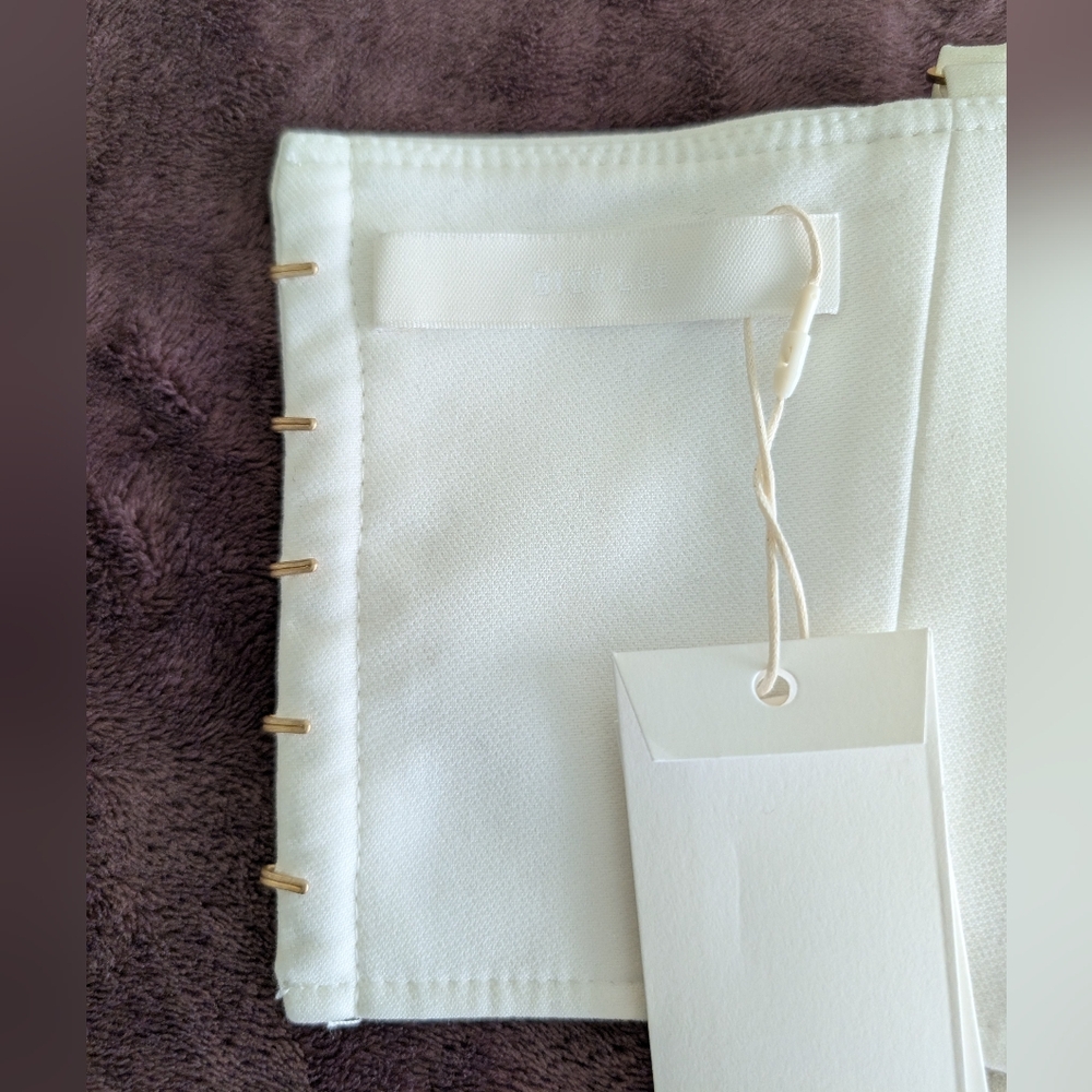 [NWT] Dion Lee White Gold Hardware Corset Strappy Laced Slider Bustier Top Sz 2 - Picture 8 of 12